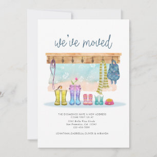 We've Moved Colourful Watercolor Moving Announcement