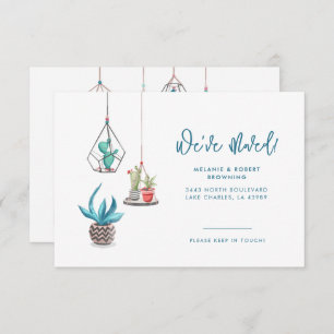 We've Moved Couples Moving Announcement