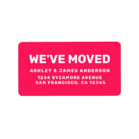We've Moved Diva Pink New Address