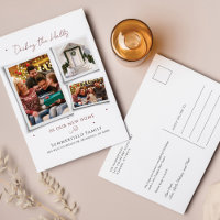 We've Moved Family Christmas Photos New Address