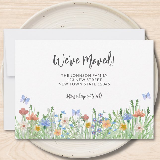 We've Moved Floral Moving  Announcement (Creator Uploaded)