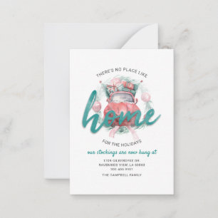 We've Moved for the Holidays Address Moving Card
