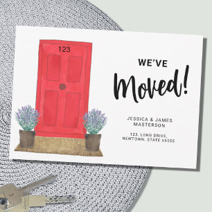 We've Moved Front Door Moving Announcement