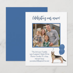 We've Moved German Shephard Family Photo Budget   Announcement