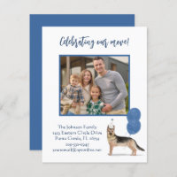 We've Moved German Shephard Family Photo Budget  