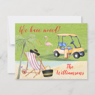 We've Moved Golf Beach Budget FLAT Move  Announcement