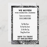 We've Moved Home Blessing New House Warming Party