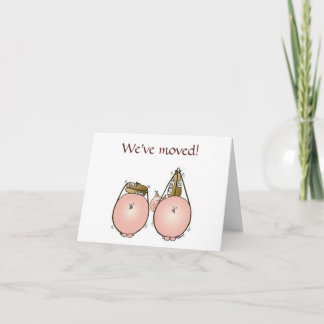 We've moved! Housewarming invitation. Invitation