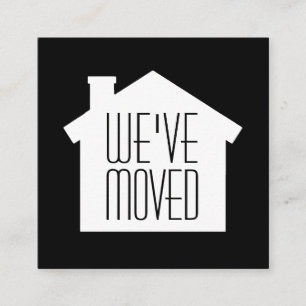 We've Moved Insert Simple Modern Home New Address