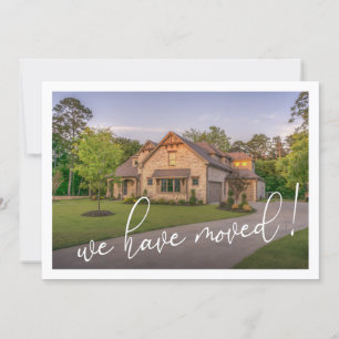 We've Moved Modern Photo Moving Announcement