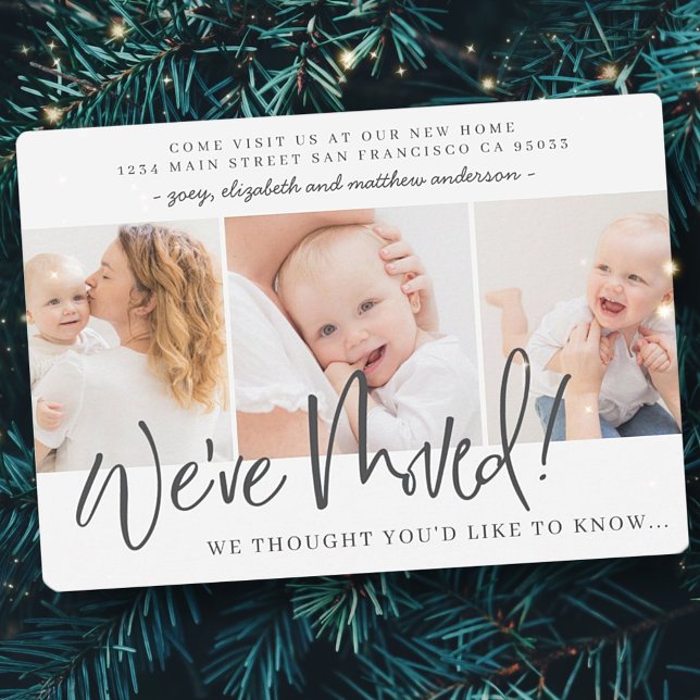 We've Moved Modern Photo New Home Announcement (Creator Uploaded)
