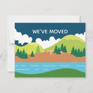 We've Moved Mountains Change of Home Address Announcement
