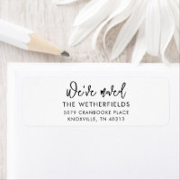 We've Moved Moving Announcement Return Address
