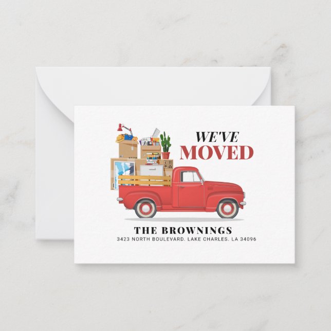 We've Moved New Address Announcement (Front)