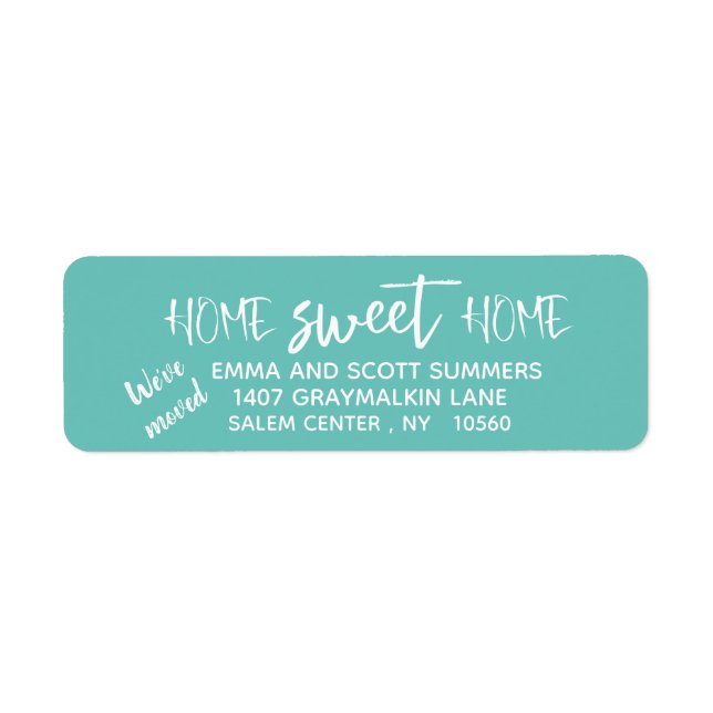 We've Moved New Address Announcement Home Sweet (Front)