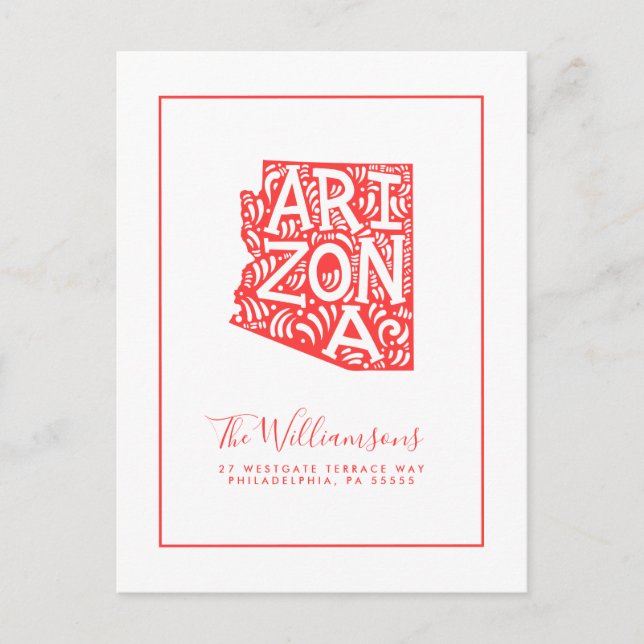 We've Moved | New Address | Arizona Postcard (Front)