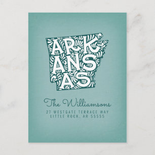 We've Moved New Address Arkansas Postcard