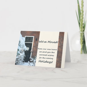 We've Moved - New Address Christmas Card