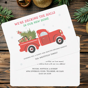 We've Moved New Address Christmas Moving Holiday Card