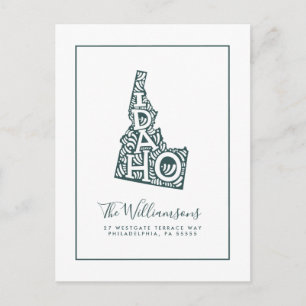 We've Moved   New Address   Idaho Postcard