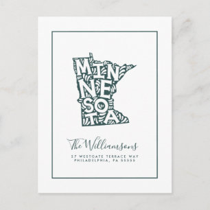 We've Moved   New Address   Minnesota Postcard