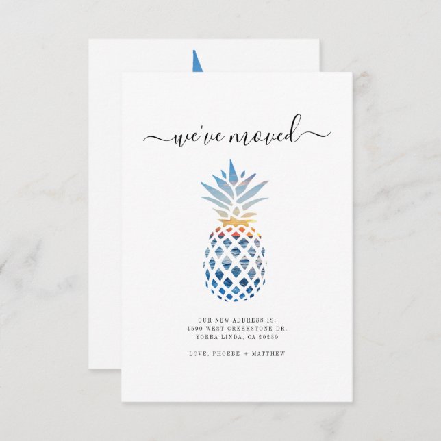 We've Moved New Address Moving Announcement (Front/Back)