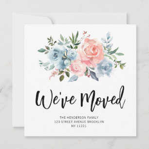 WE'VE MOVED   new address moving announcement