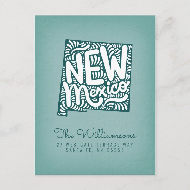We've Moved | New Address | New Mexico Postcard (Front)
