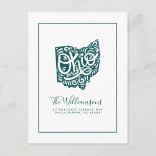 We've Moved   New Address   Ohio Postcard