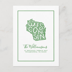 We've Moved New Address Wisconsin Postcard