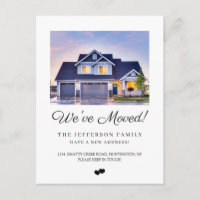 We've Moved New Change of Address Photo Moving