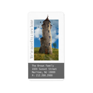 We've Moved! New Home Announcement Address Labels