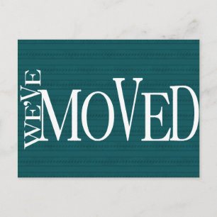 We've Moved! New home announcement Postcard