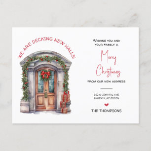 We've Moved New Home Christmas Moving Announcement