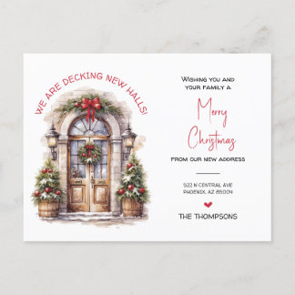 We've Moved New Home Christmas Moving Announcement