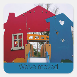 We've moved New home New Life Stickers