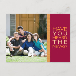 We've Moved! New Home Photo Postcard