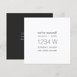 We've Moved New Home Simple Modern Announcement