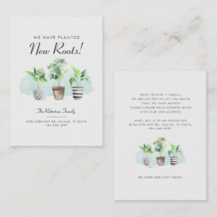 We've Moved New Roots Moving Announcement