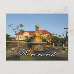 We've moved - Postcard