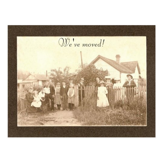We've moved! postcard