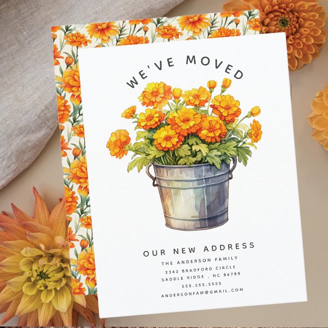 We've Moved Rustic Floral Moving Announcement (Creator Uploaded)