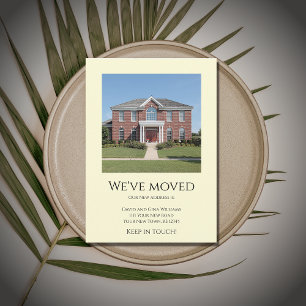 We've Moved Simple Photo Minimalist Moving  Announcement