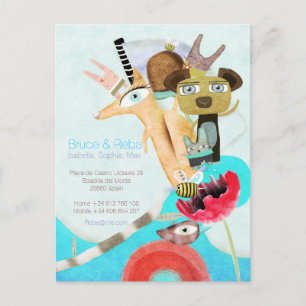 We've moved Spain Announcement Postcard