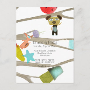 We've moved Spain Announcement Postcard