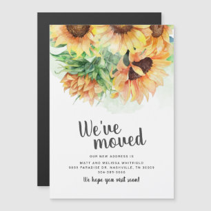 We've Moved Sunflower Moving Announcement