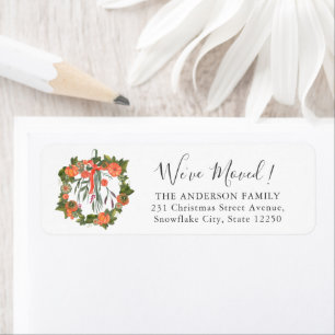 We've Moved Thanksgiving Pumpkin Wreath New Home