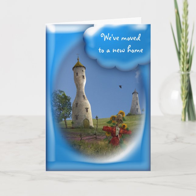 We've moved to a new home - Card (Front)