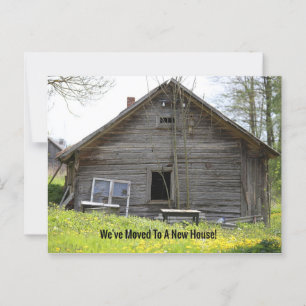 We've Moved To a New House Postcard