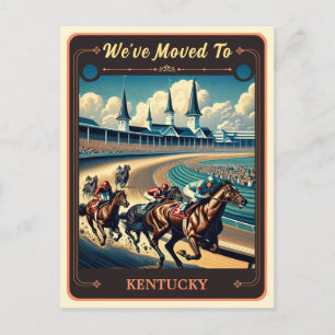 We've Moved To Kentucky   Vintage Postcard